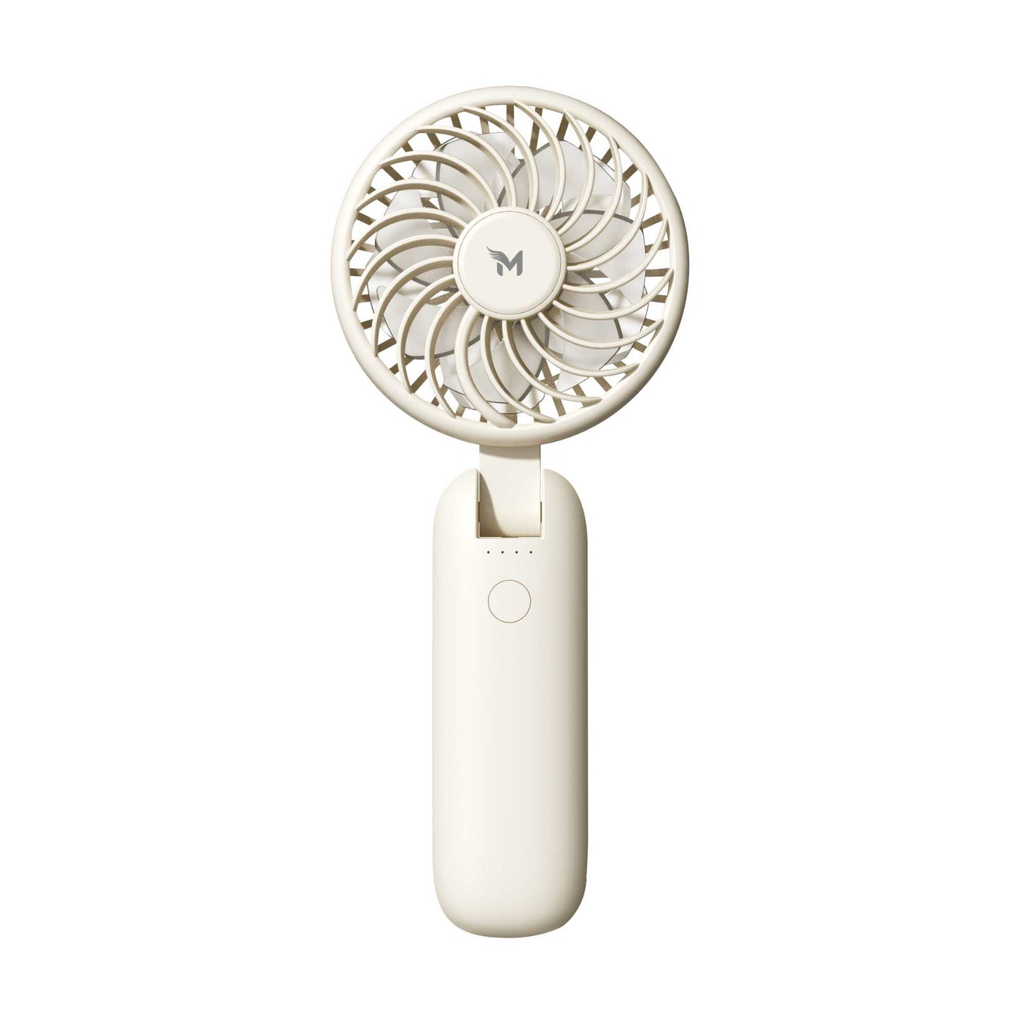 Machino M13 Folding Handheld Fan. Off White