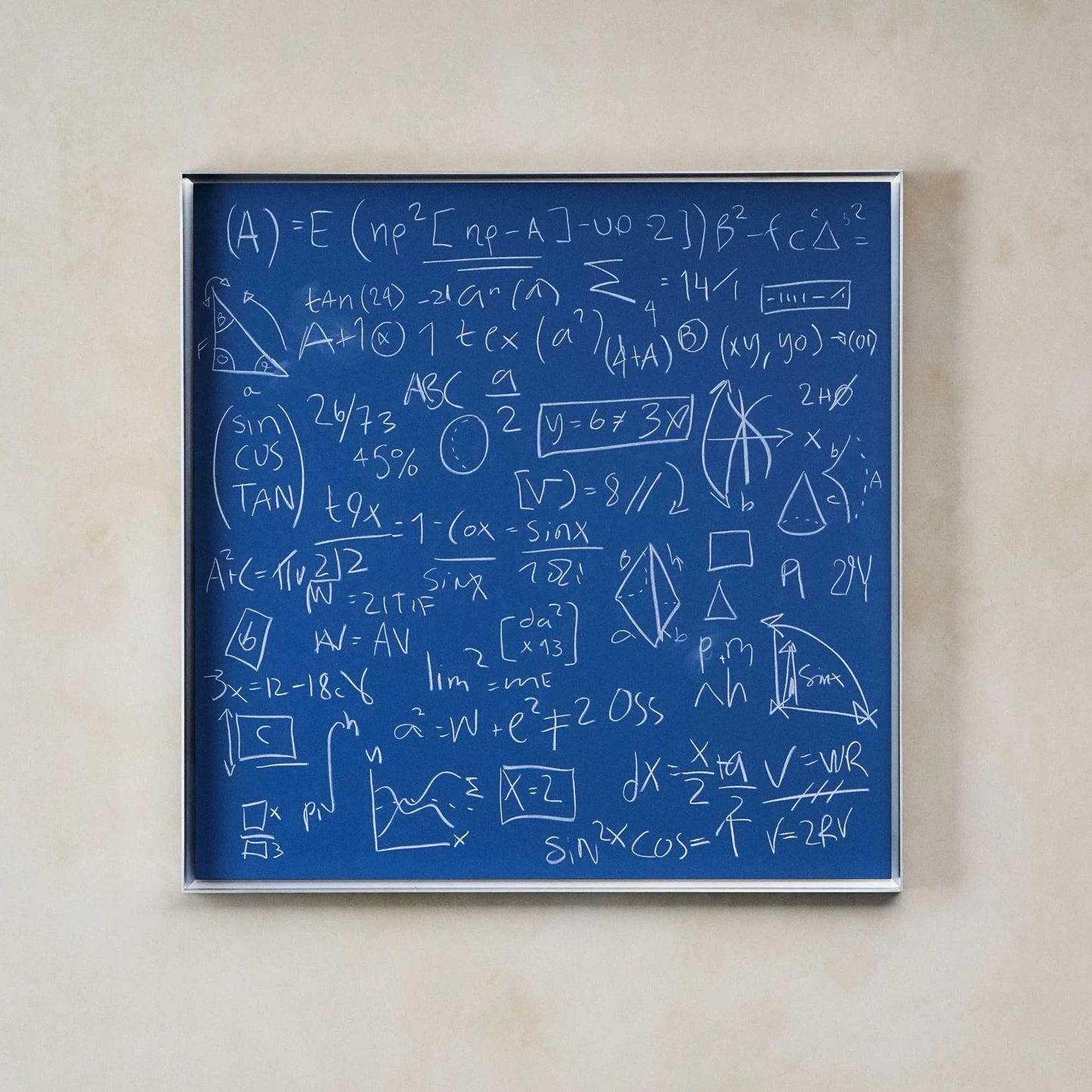 Mathematics Chalkboard 90x90cm