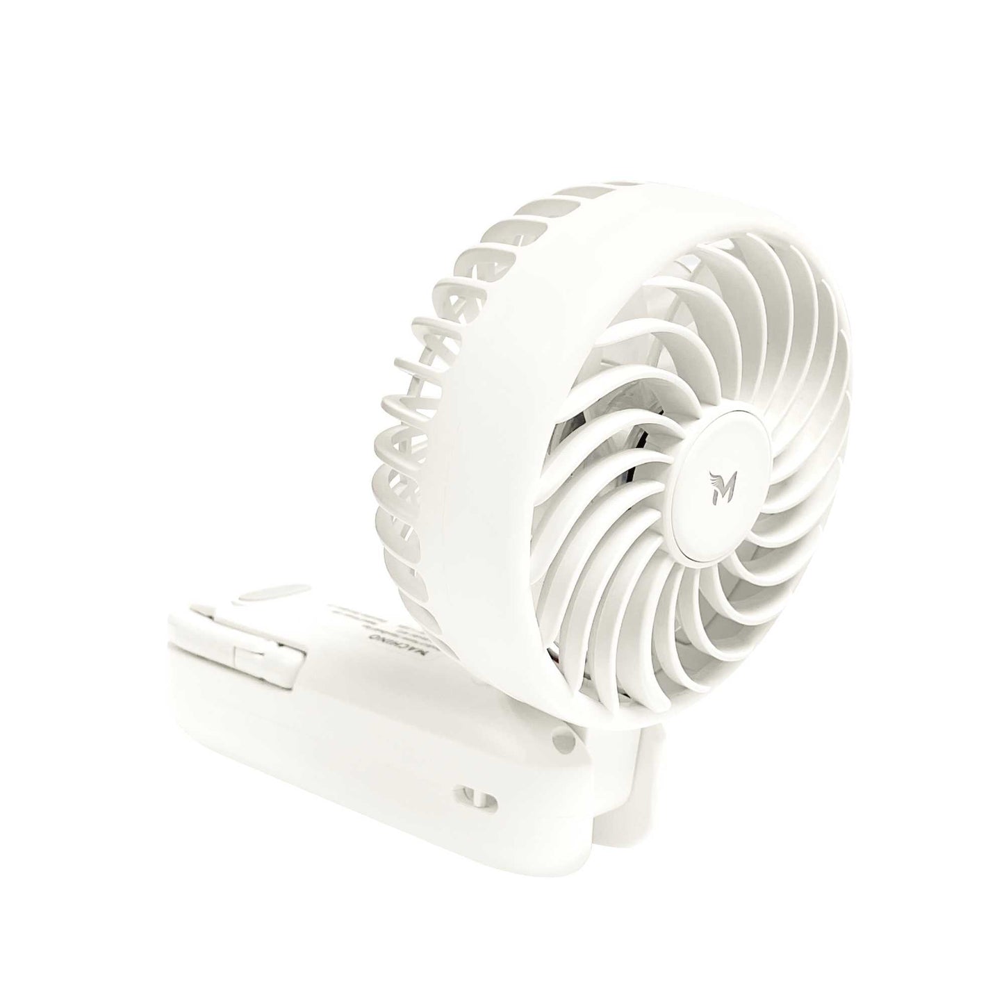 Machino M13 Folding Handheld Fan. Off White
