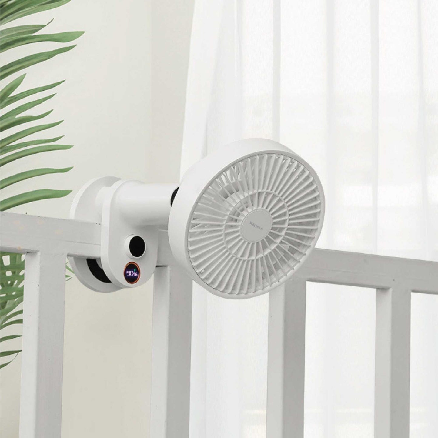 MachinoQ4 Multifunctional Clamp Fan. White